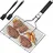 aokito Grillschale 2 cm Edelstahl weiß