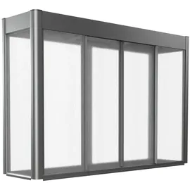 Biohort Florentina 201,6 x 136,4 x 54,7 cm Quarzgrau-Metallic