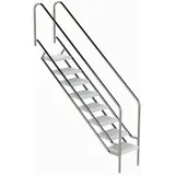 Ideal Edelstahl Modell 08.1 Treppe Miami 199,9 cm x 208,8 cm Edelstahl/ABS