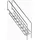 Ideal Edelstahl Modell 08.1 Treppe Miami 199,9 cm x 208,8 cm Edelstahl/ABS