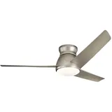 Elstead Lighting Eris 152 cm Deckenventilator Silber