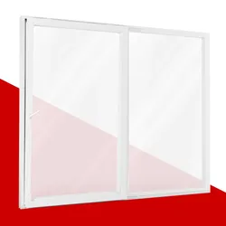 PSK Schiebetür, Kunststoff, aluplast IDEAL® 4000, Weiß, 1760 x 1635 mm, Öffnungsart 2-teilig PSK links, individuell konfigurieren