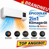 EpiCoolerTM Mobile Klimaanlage Luftkühler Heizer Ventilator tragbar 2in1 Zuhause!