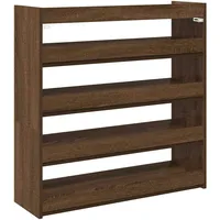 VidaXL Schuhregal Braun Eichen-Optik 80x25x81 cm Holzwerkstoff