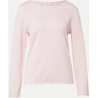 s.Oliver Feinstrickpullover mit Rollkanten Rosa M