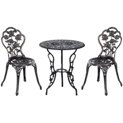 Outsunny Gartenset Alu, Metall