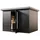 Wolff Finnhaus Premium Metall Gartenhaus Hakon 3024 Anthrazit