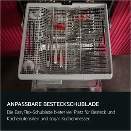 AEG GU620B2SFM Unterbau-Geschirrspüler (Unterbaugerät, 600 mm, Weiß)