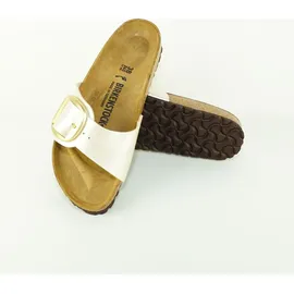 Birkenstock Madrid Big Buckle Birko-Flor schmal graceful pearl white 37