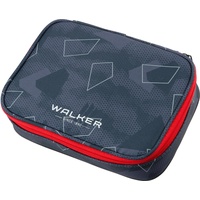 Walker Walker, Schlampermäppchen Wizzard XL grau/camouflage, 22.5 x 16,0 cm,