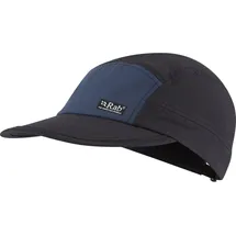 Rab Vista 5 Panel Cap Ebony/Tempest Blue One Size
