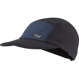 Rab Vista 5 Panel Cap Ebony/Tempest Blue One Size