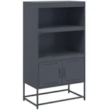 vidaXL Highboard Anthrazit 68,5x38,5x123,5 cm Stahl