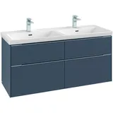 Villeroy & Boch Subway 3.0 Waschbeckenunterschrank, 1272x576x478 mm, 4 Auszüge, 0, C56802VN, Farbe: Front/Korpus: Cashmere Grey,