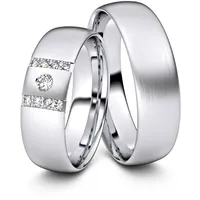 Trauringe Konstanz 585er Weiflgold - 8475