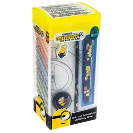 MINIONS Kreativset im Turmformat 25-teilig für Schule und Freizeit