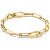 Thomas Sabo Charm-Armband Paperclip mit einem Connect Link vergoldet