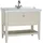 Vitra Valarte Waschtisch-Möbel-Set 62185 99,5 x 53 x 88 cm, 1 Vollauszug, elfenbein matt/Waschtisch weiß hochglanz