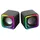 mars-gaming Mars Gaming MSCUBE, RGB DSP 8W Gaming-Lautsprecher, Schwarz