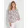GOLDNER Langarmbluse Zeitlose Bluse mit einzigartigem Druck Rosa 44