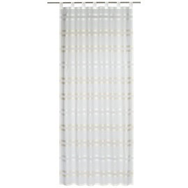 Elbersdrucke Kiruna 09 Fertigdekoration, Polyester, weiß-beige, 255 x 140 cm