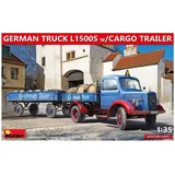 Mini Art 38023 - German Truck L1500S mit Cargo Trailer 1:35