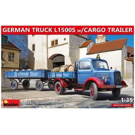 Mini Art 38023 - German Truck L1500S mit Cargo Trailer 1:35