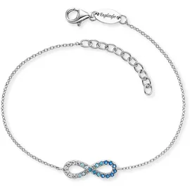 Engelsrufer Yin Yang Infinity Ocean Shade Perlenarmband silberfarben ERB-INFINITYOCEAN-ZI Größe 20 cm