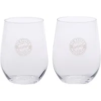 FC Bayern München Wasserglas 2er-Set I Fußball