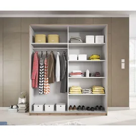 Home Affaire Schwebetürenschrank Galaxy 221 x 210 x 61 cm Schwarz