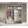 Home Affaire Schwebetürenschrank Galaxy 221 x 210 x 61 cm Schwarz