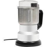 KIOPOWQ Elektrische Getreidemühle Gewürzmühle Kaffeemühle 500ml Edelstahl Multifunktionale Mühle für Gewürze Kaffee Bohnen mit Pinsel und Löffel 300W 220V