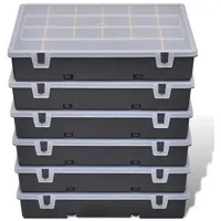 VidaXL Sortimentsboxen 6 Stk.