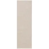 benuta Basic In- & Outdoor Teppich Iowa - Creme 80x250 cm - Boho Jute-Look - Wetterfest & UV-beständig für Balkon, Terrasse, Garten, Küchenteppich & Wohnzimmerteppich - Strapazierfähig & Robust
