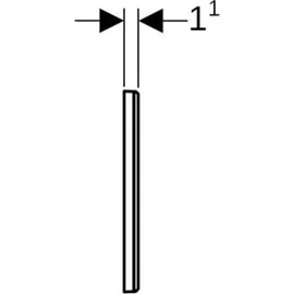 Geberit Abdeckplatte Omega 115082SI1