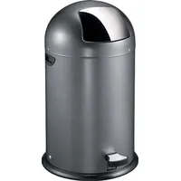 Eko Kickcan 40 L Grau mit verzinktem Inneneimer, feuerfest