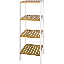 Haku-Möbel HAKU Möbel Badregal 45355 weiß 35,0 x 33,0 x 112,0 cm