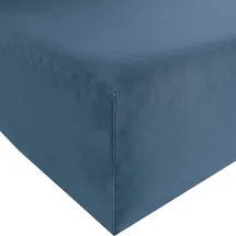 BASSETTI Spannbettlaken Baumwolle-Jersey-Elasthan 90 x 190 - 100 x 220 cm blau