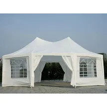 BC-ELEC Pavillon 6,8 x 5 m Weiß
