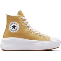 CONVERSE Chuck Taylor All Star Move Platform Sneaker Damen in dunescape-white-white, Größe 39 - beige