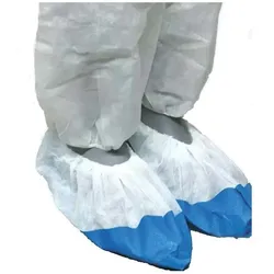 Einweg-Schuhüberzieher Deluxe blau/weiß Santex (500Stk.)