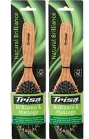 TRISA Natural Brillance Brosse pneumatique en poils de sangliers 2x1 pc(s)
