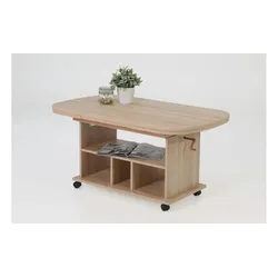 Funktionscouchtisch  Pantelleria , holzfarben , Maße (cm): B: 67 H: 63 T: 67.0