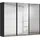 Rauch Wäscheschrank OTELI 271 x 210 x 62 cm Schwarz