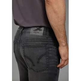 Arizona Stretch-Jeans Straight Fit Dunkelgrau Used 40/34
