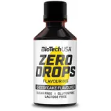 BIOTECH USA Zero Drops Geschmackstropfen, 50 ml Flasche, Käsekuchen