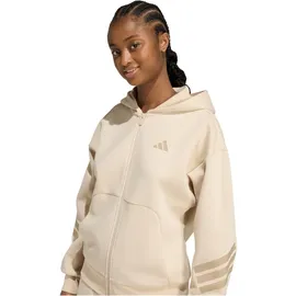 adidas Future Icons 3-Streifen Sweatjacke Damen KD7733 - crystal linen L