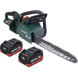 Metabo MS 36-18 LTX BL 40 Akku Kettensäge 36 V ( 2x 18 V ) 40 cm 22 m/s Brushless + 2x Akku 5,5 Ah - ohne Ladegerät