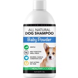 The Healthy Dog Co - Welpenshampoo - Hundeshampoo Welpen - Hundeshampoo sensitiv - Hundeshampoo gegen Geruch mit duft nach Babypuder - Welpen Shampoo - 500ml