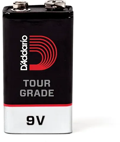 D’Addario PW-9V-02 Tour-Grade 9-V-Batterie 2er-Packung - Batterie